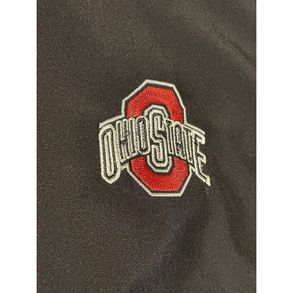 Ohio State Buckeyes Cutter and Buck Pullover Vest V-neck Mens XXL Black Logo - Picture 4 of 5